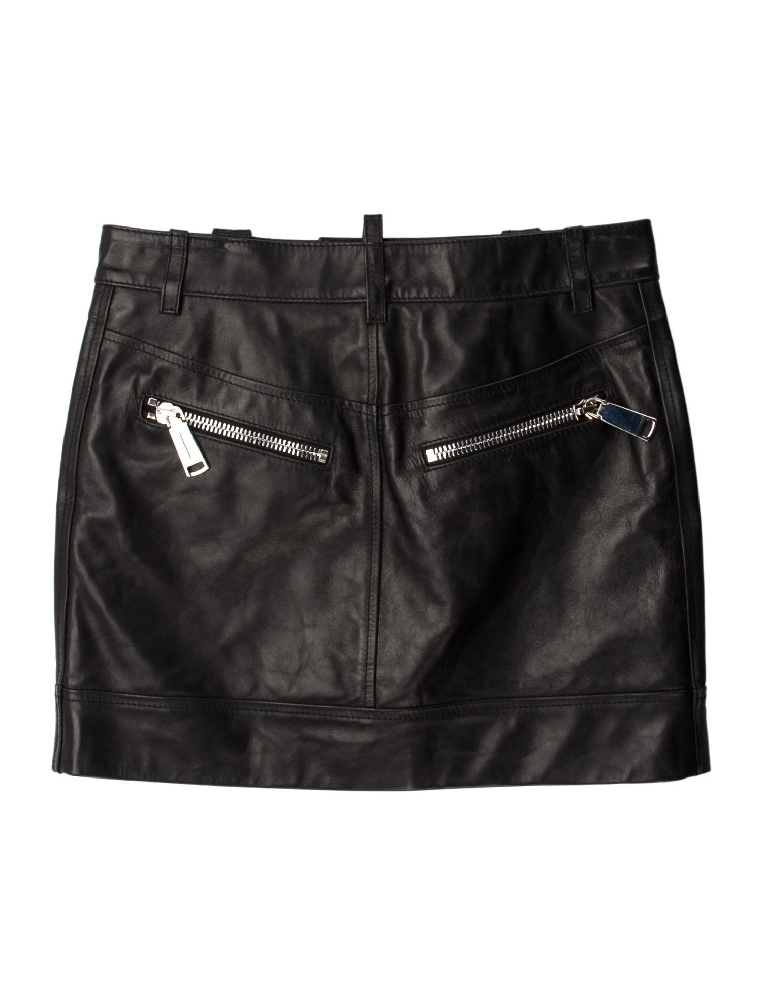Dsquared² Leather Mini Skirt