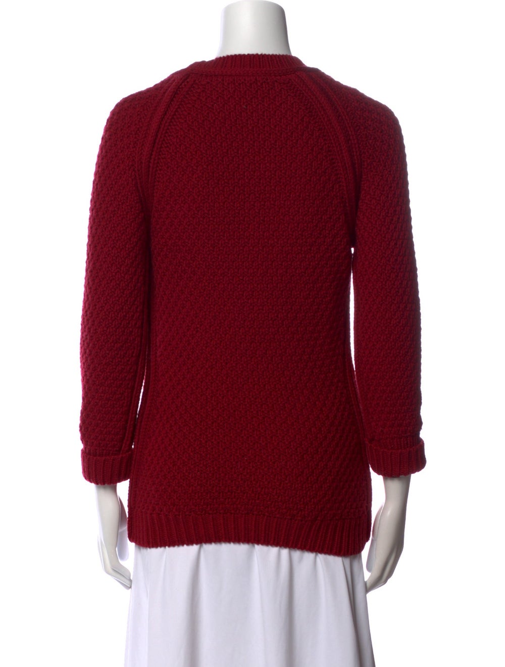 Dsquared² Dsquared² Wool Sweater Red Three-Quarte… - image 3