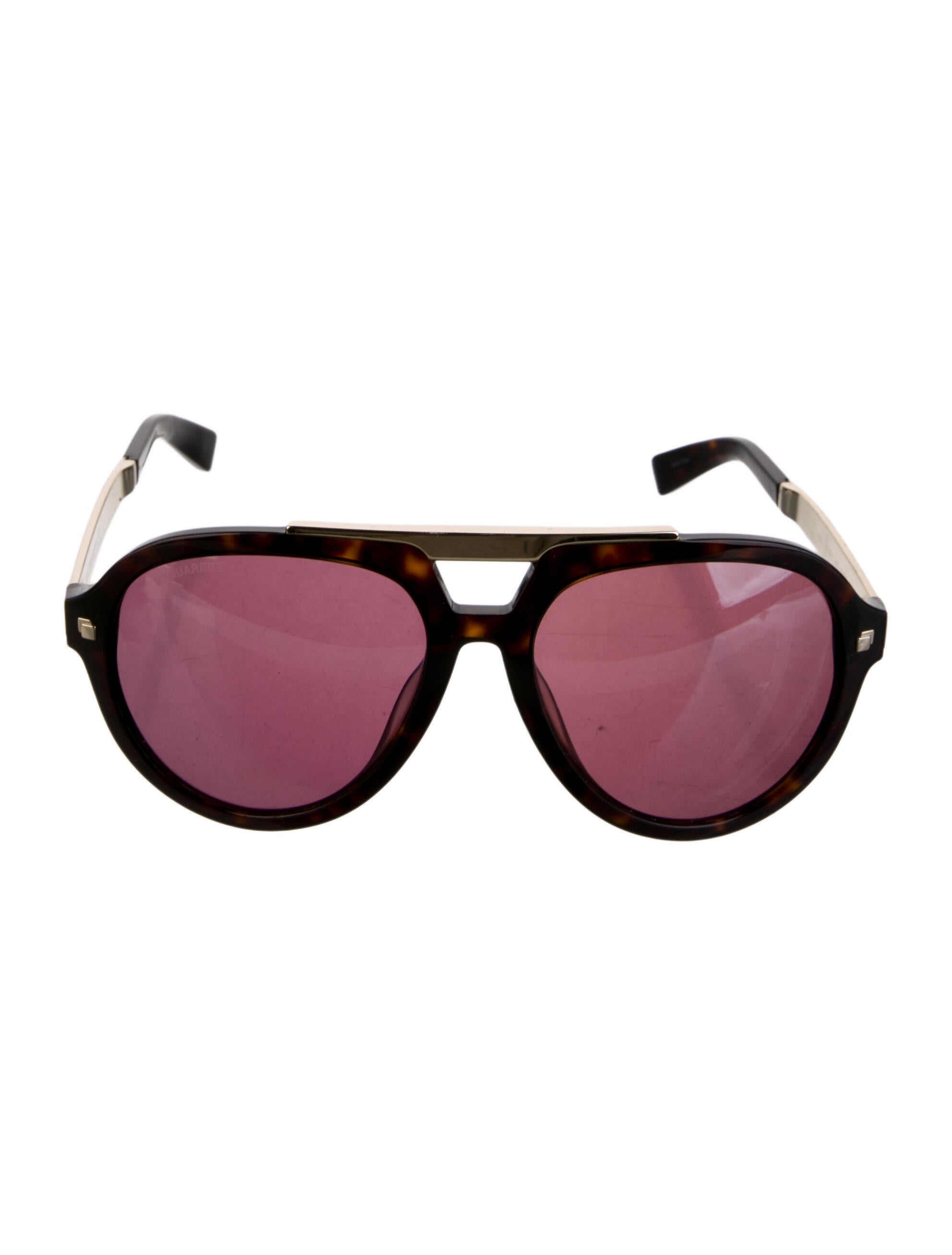 Dsquared² Aviator Mirrored Sunglasses
