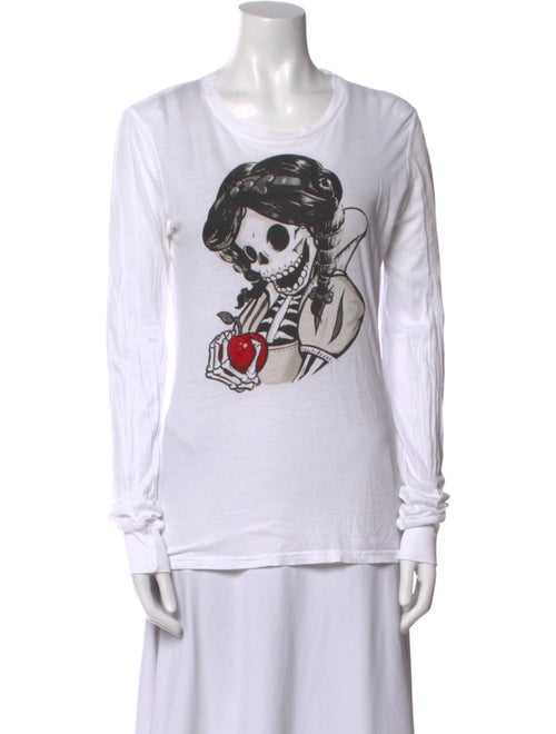 Dsquared² Graphic Print Scoop Neck Sweatshirt