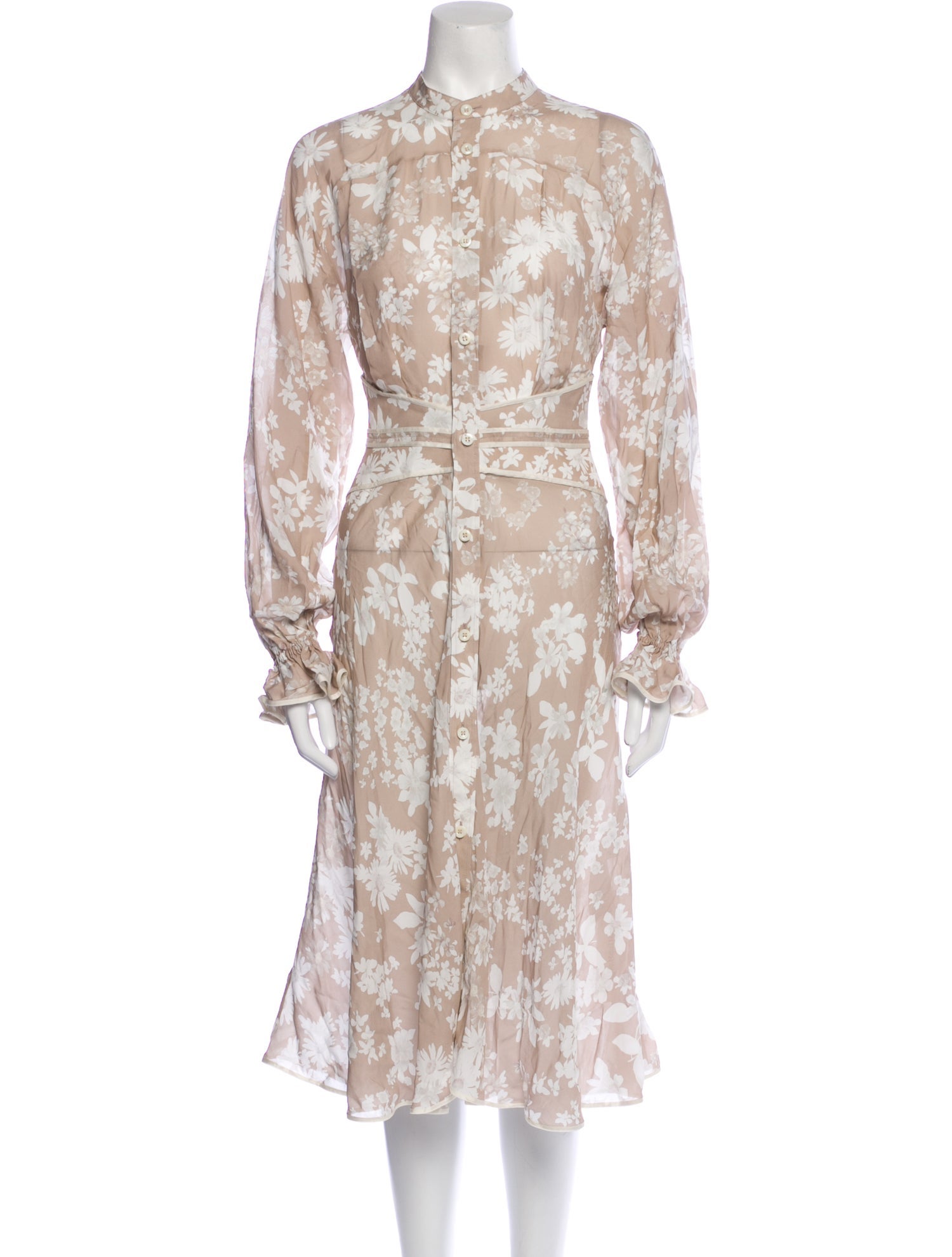 Dsquared² Floral Print Midi Length Dress w/ Tags