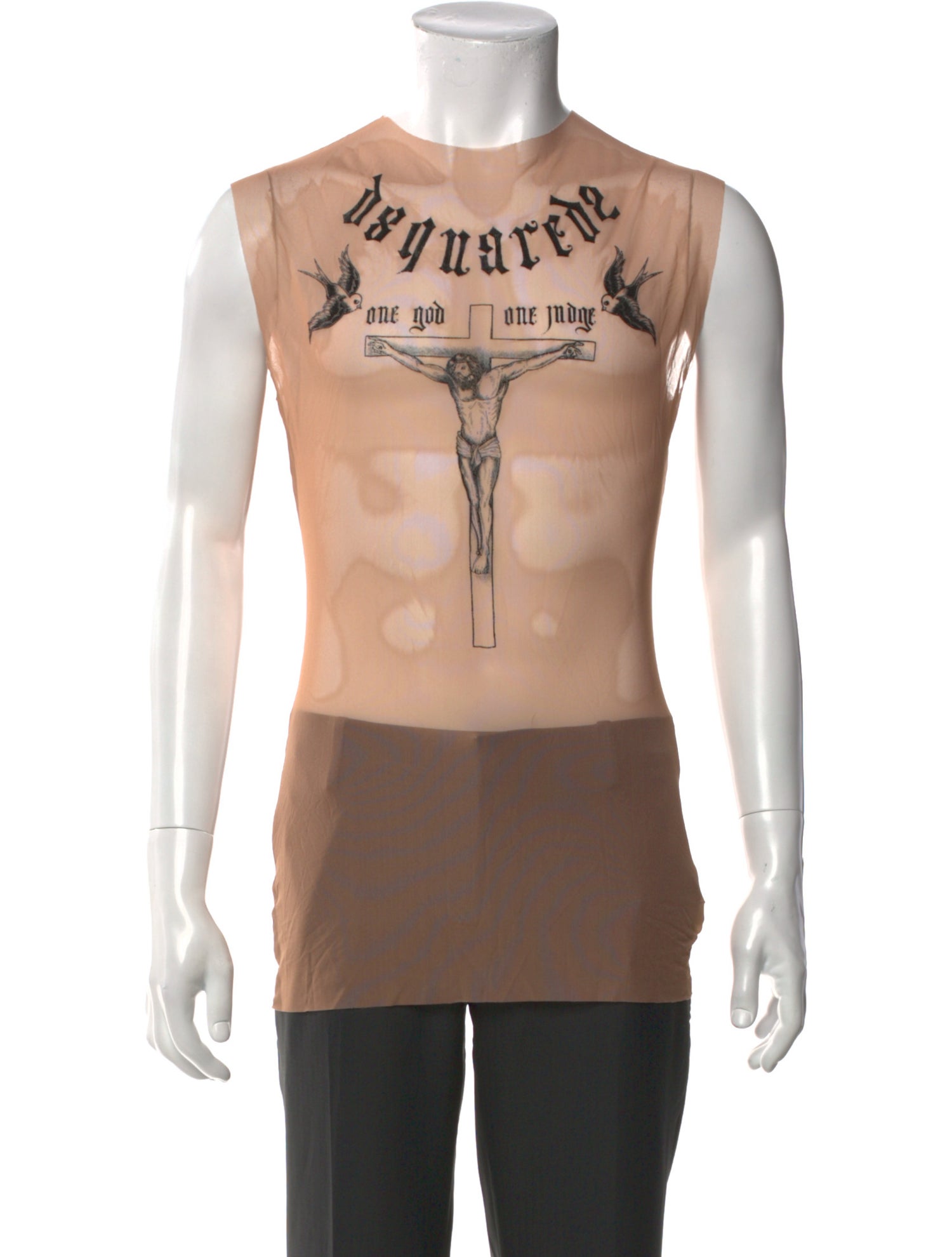 Dsquared² Graphic Print Crew Neck T-Shirt w/ Tags