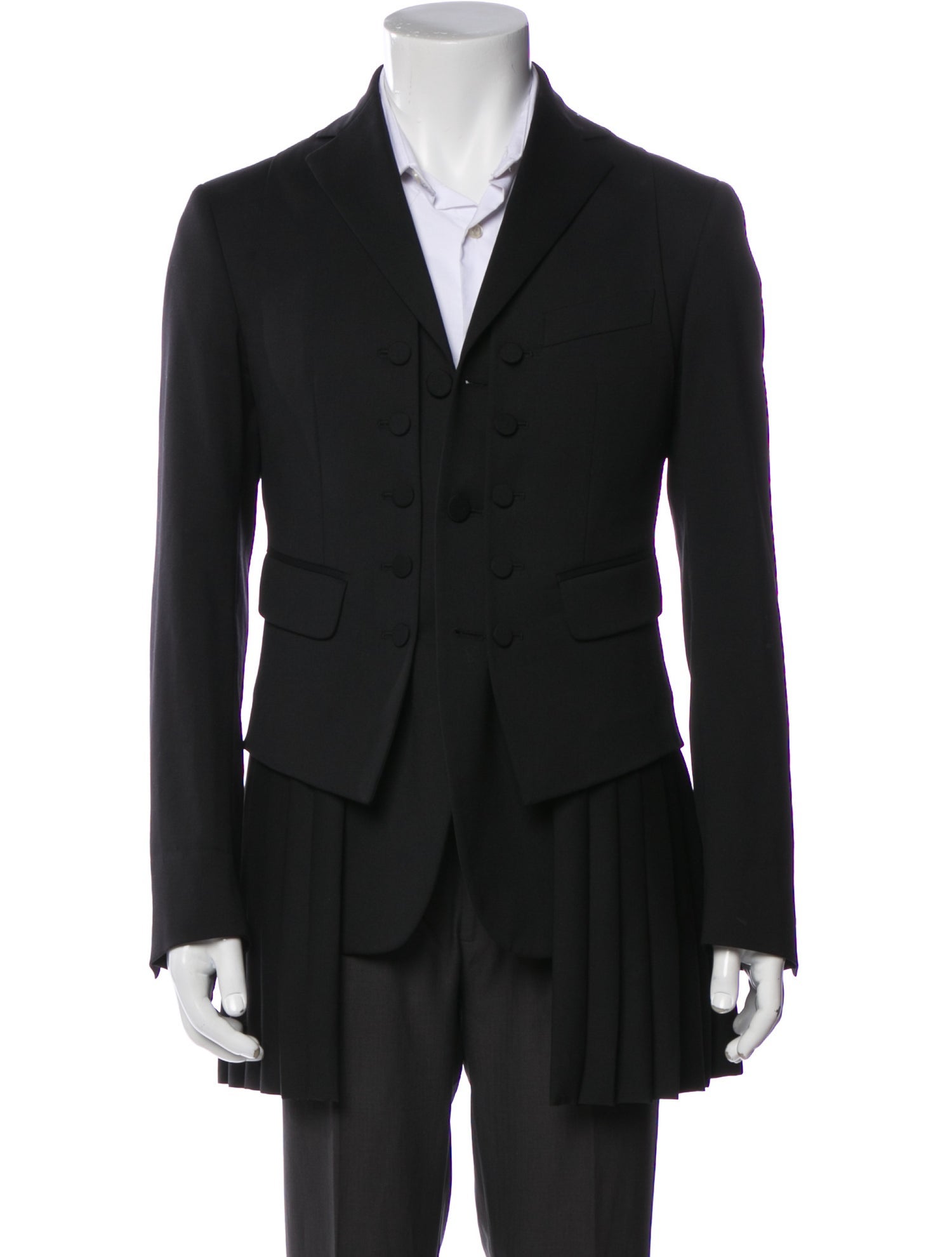 Dsquared² New Wool Pleated Blazer