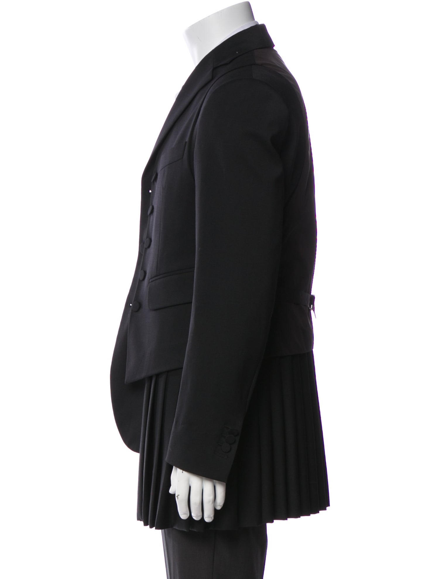 Dsquared² New Wool Pleated Blazer