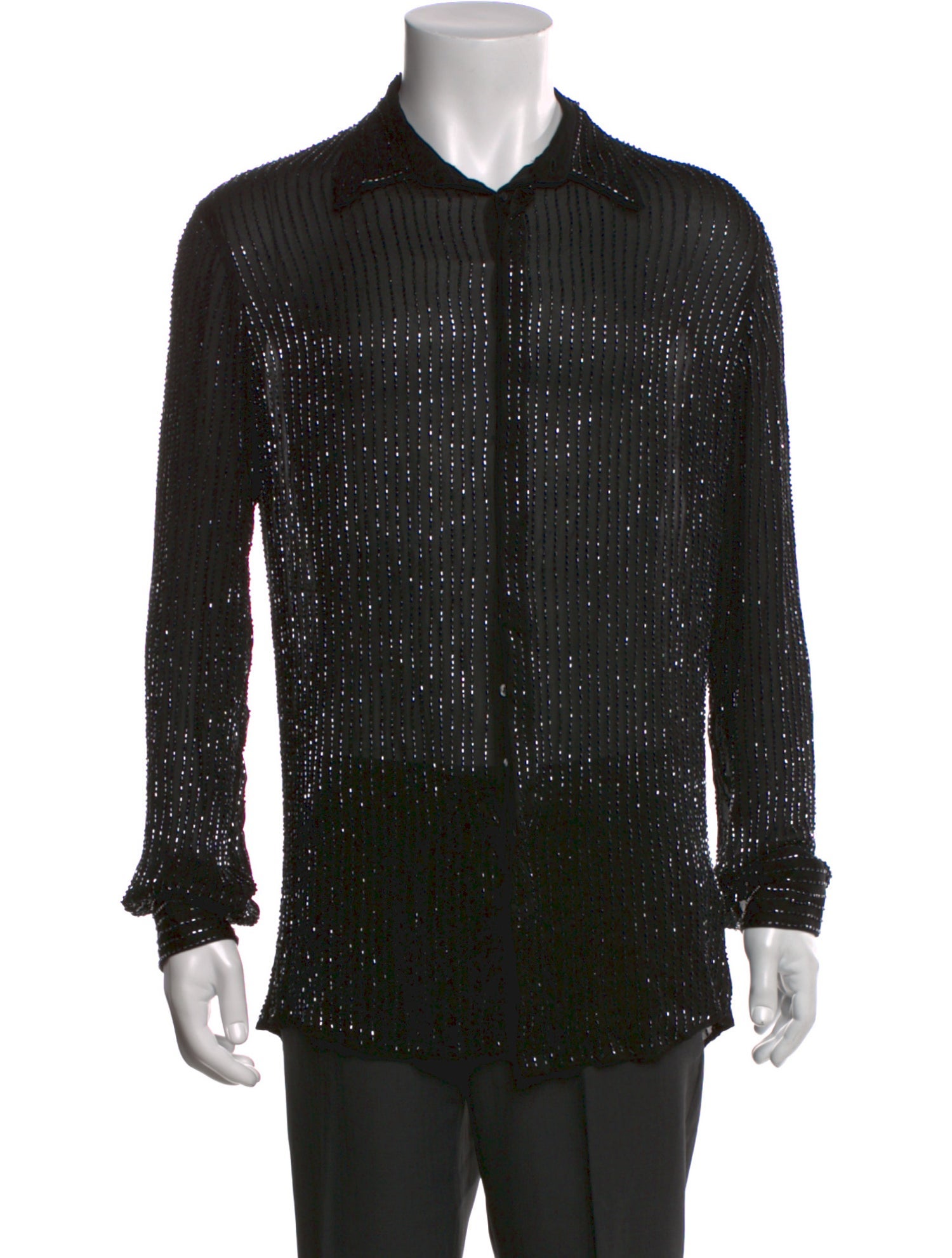 Dsquared² Silk Long Sleeve Dress Shirt