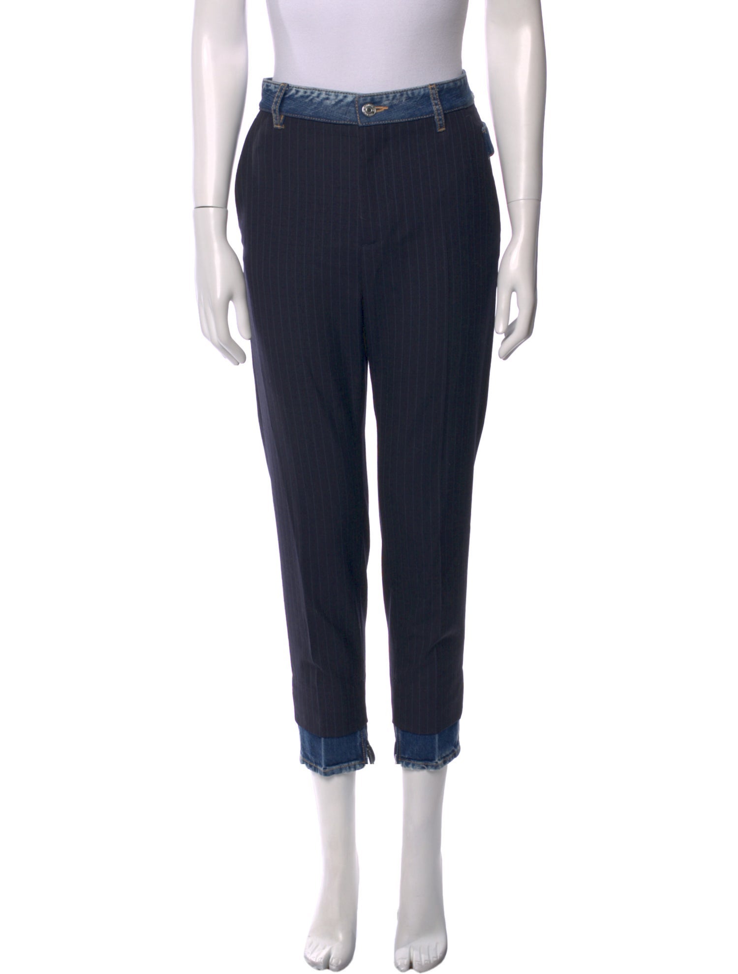 Dsquared² Wool Straight Leg Pants