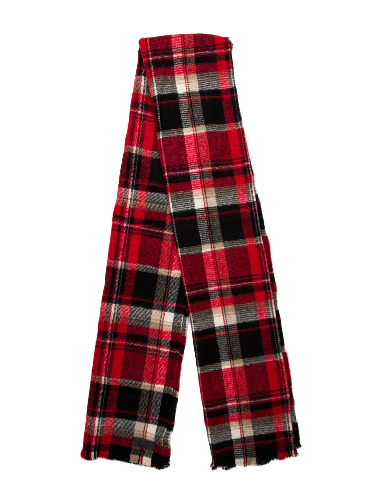 Dsquared² Wool Striped Scarf