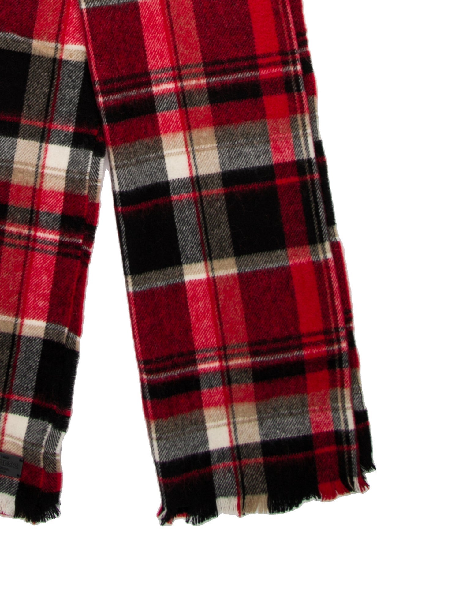 Dsquared² Wool Striped Scarf