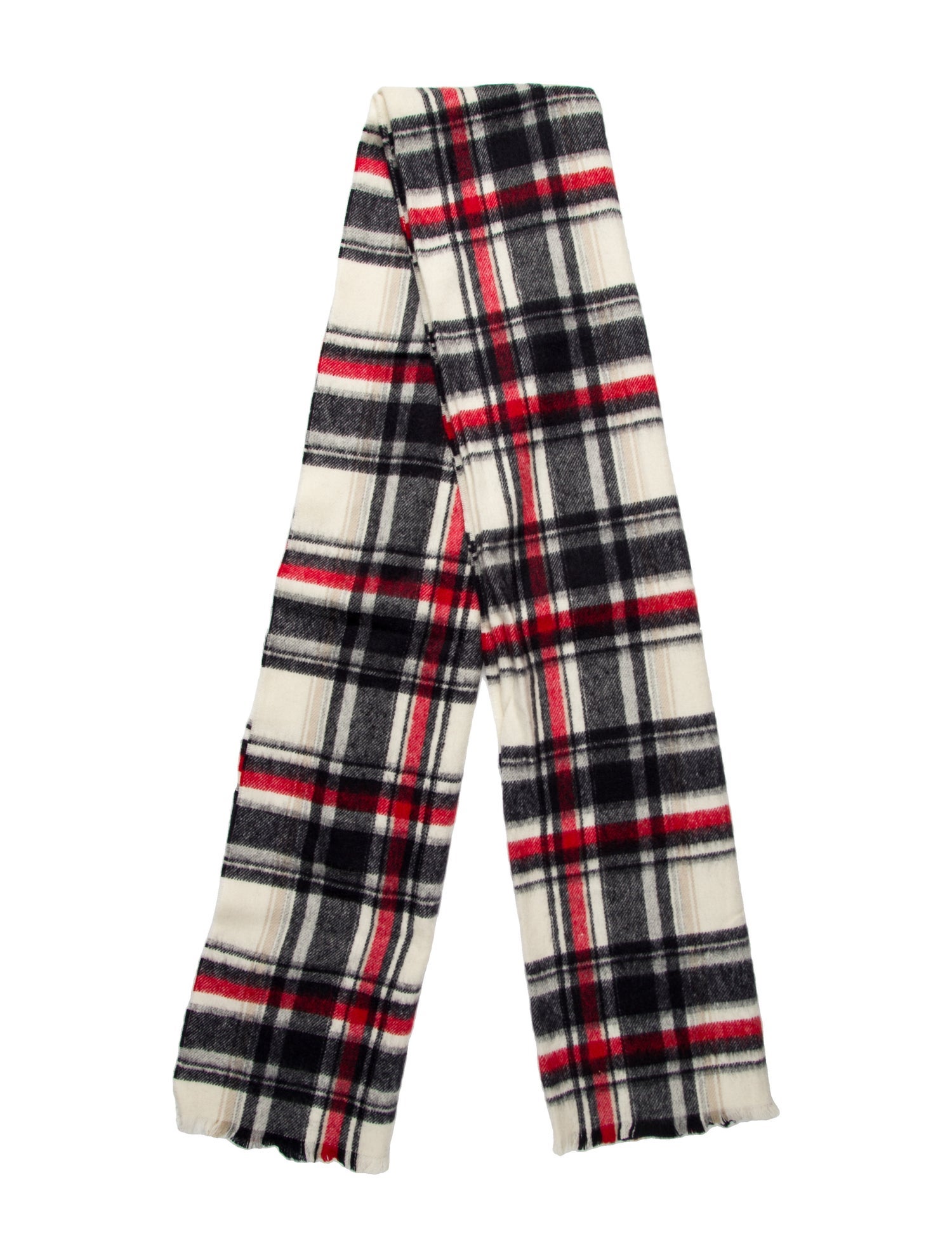 Dsquared² Wool Striped Scarf