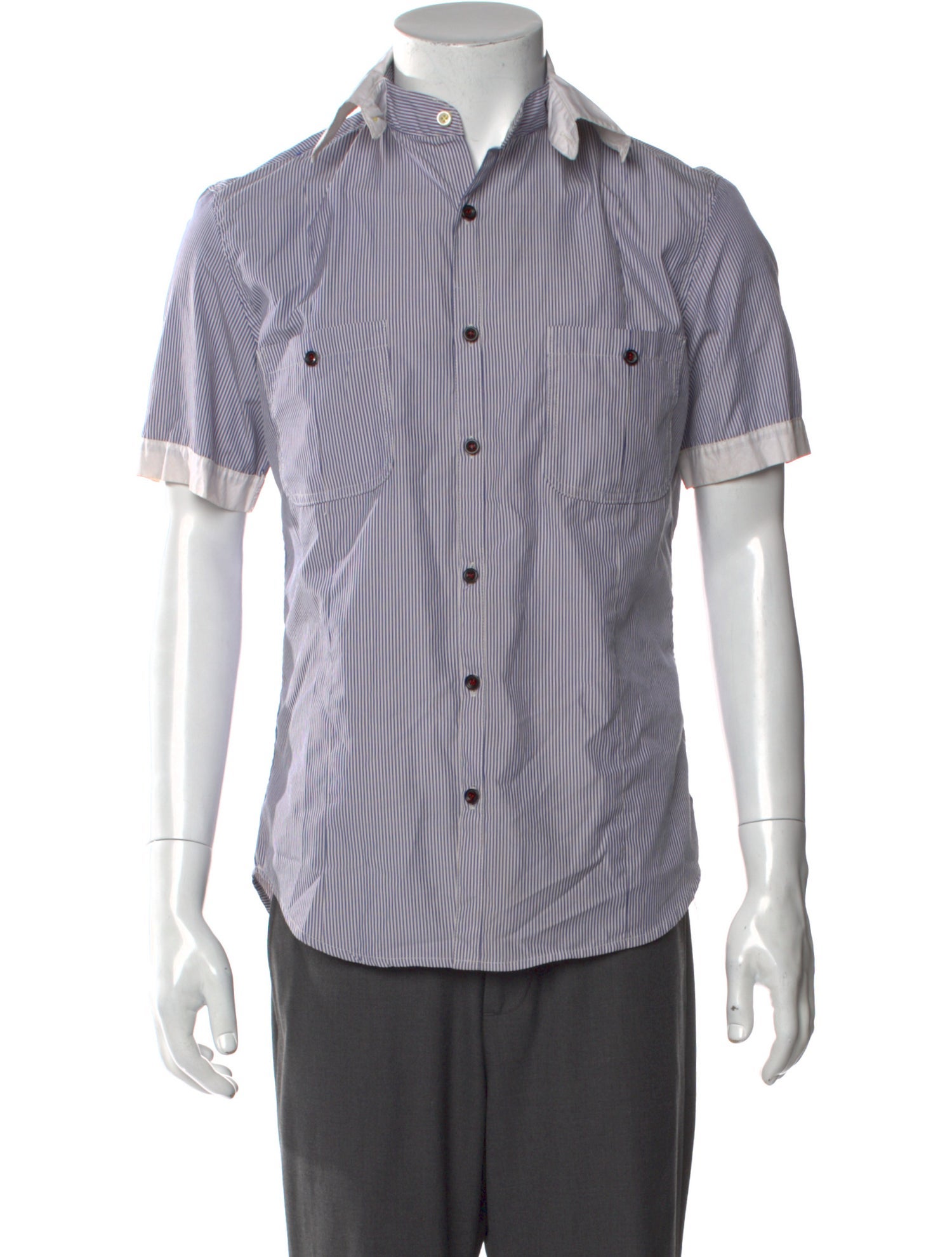 Dsquared² Striped Short Sleeve Shirt