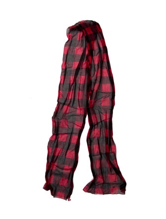 Dsquared² Plaid Print Scarf