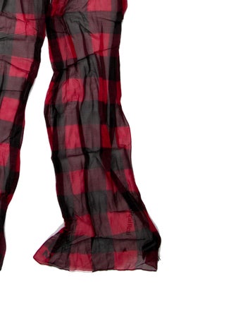 Dsquared² Plaid Print Scarf