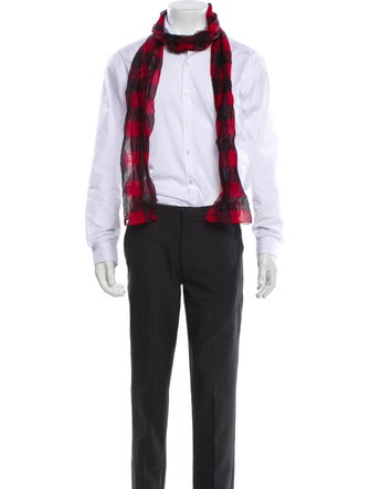 Dsquared² Plaid Print Scarf