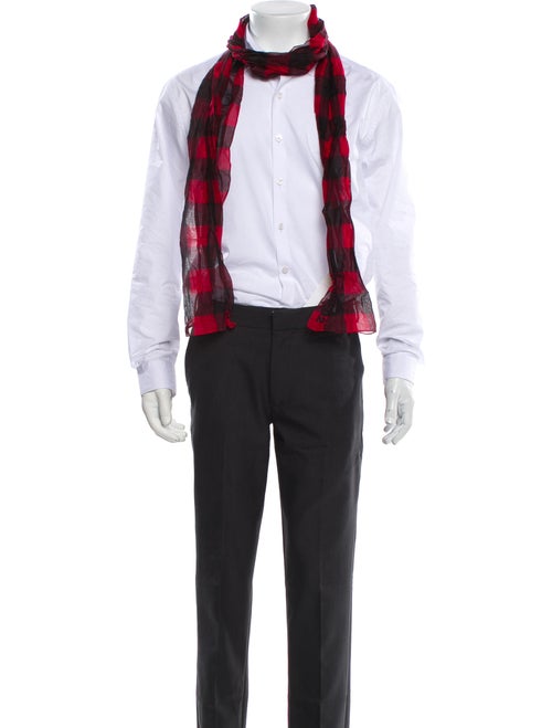 Dsquared² Plaid Print Scarf