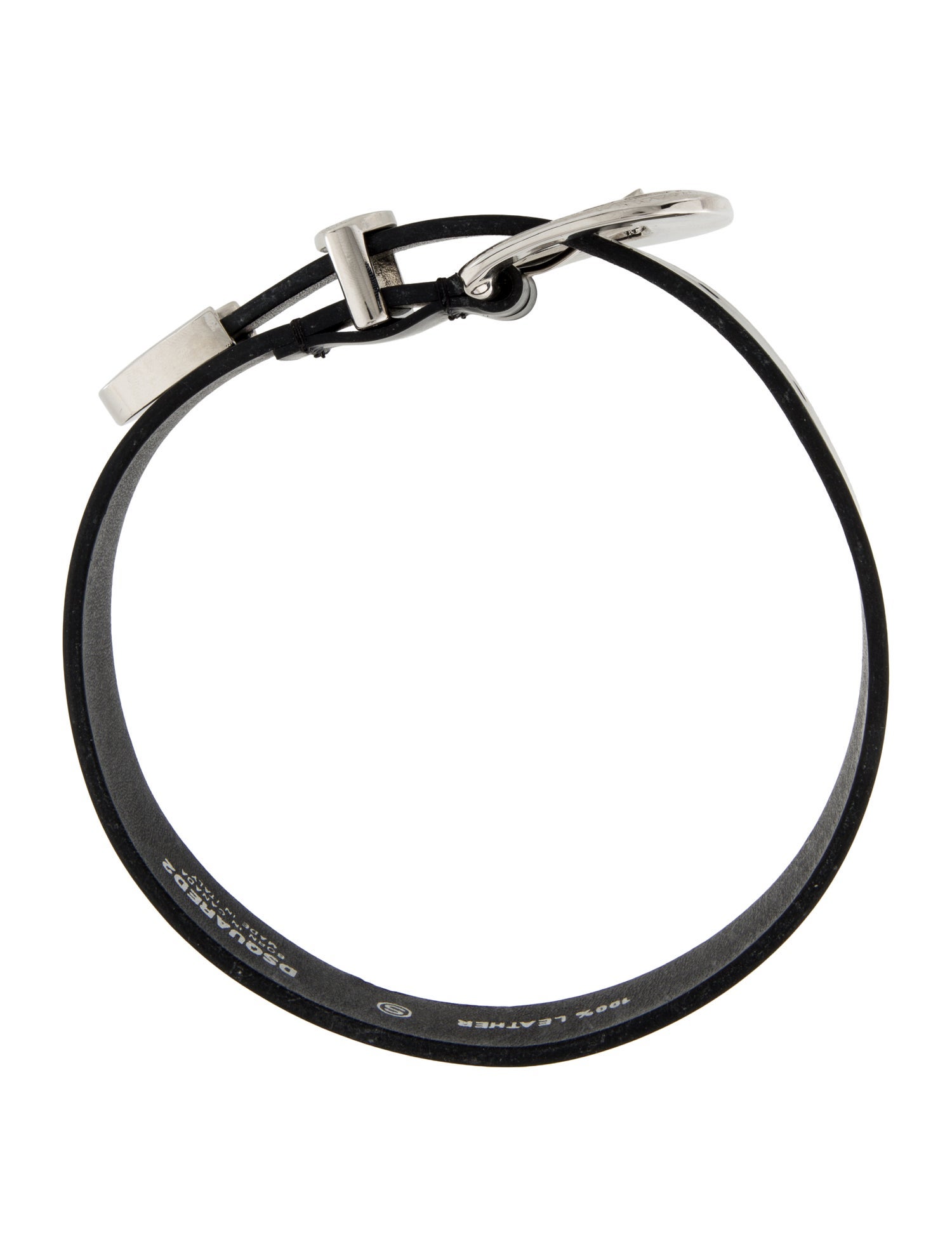 Dsquared² Leather Choker Necklace