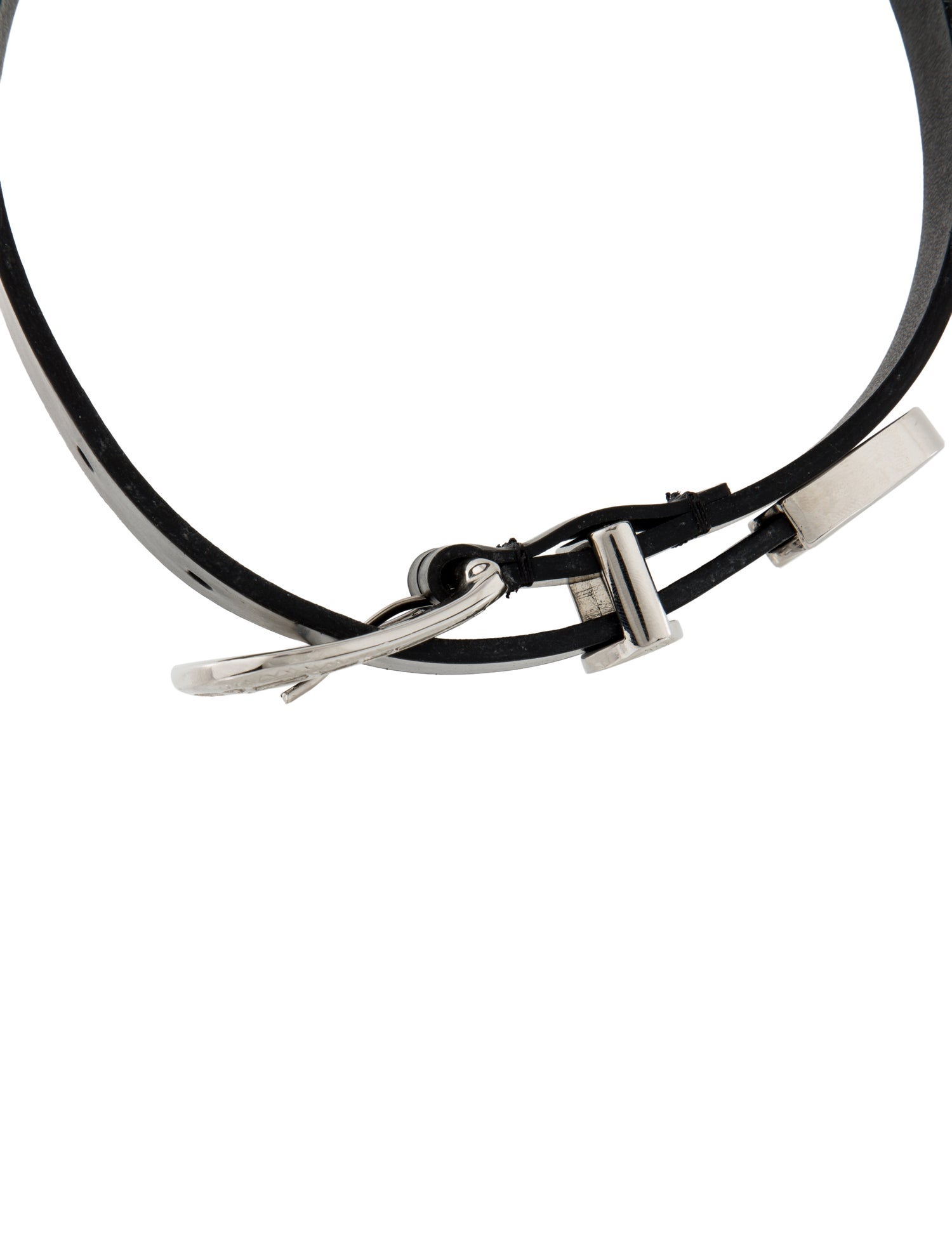 Dsquared² Leather Choker Necklace