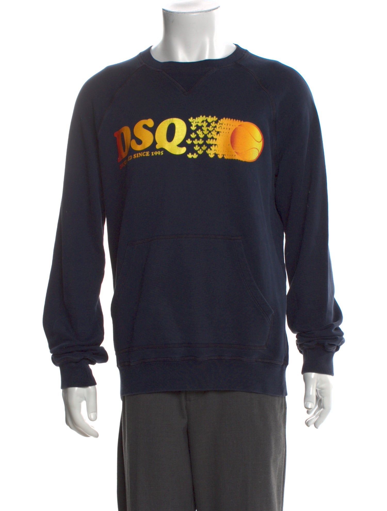 Dsquared² Graphic Print Crew Neck Pullover