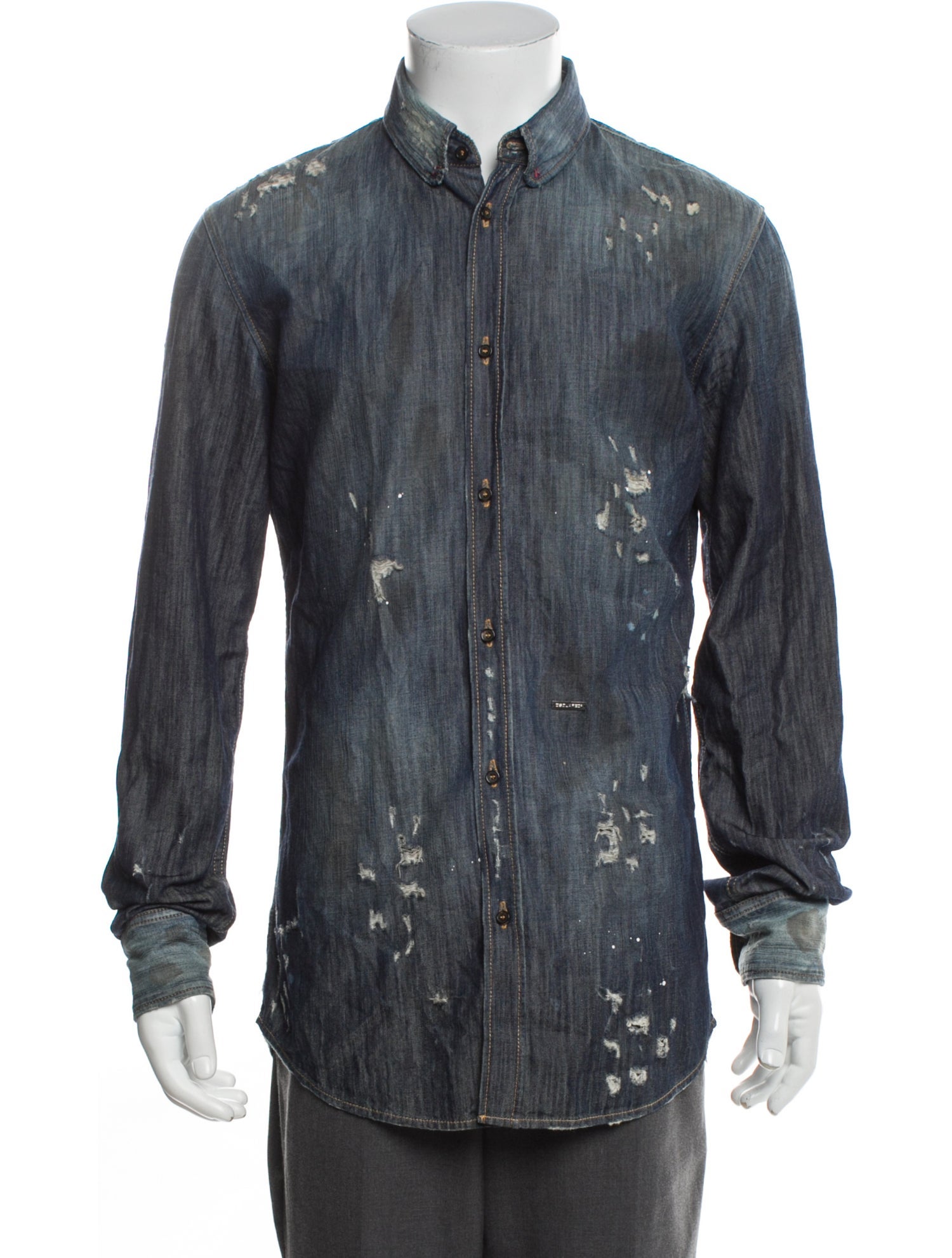 Dsquared² 2012 Long Sleeve Denim Shirt