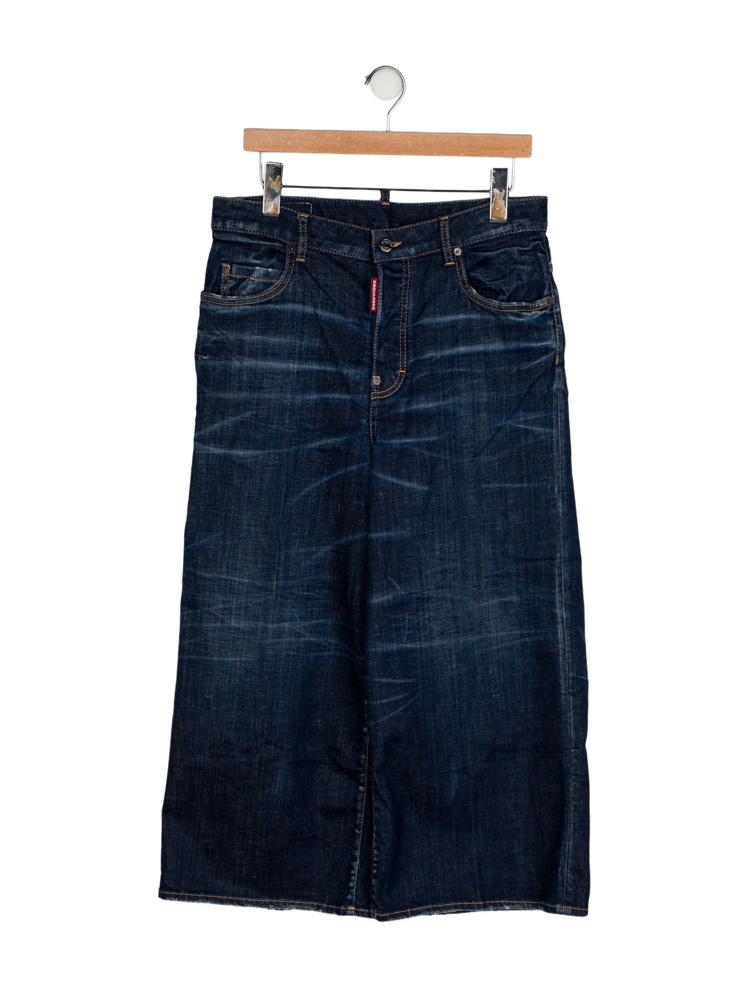 Dsquared² High-Rise Wide Leg Jeans