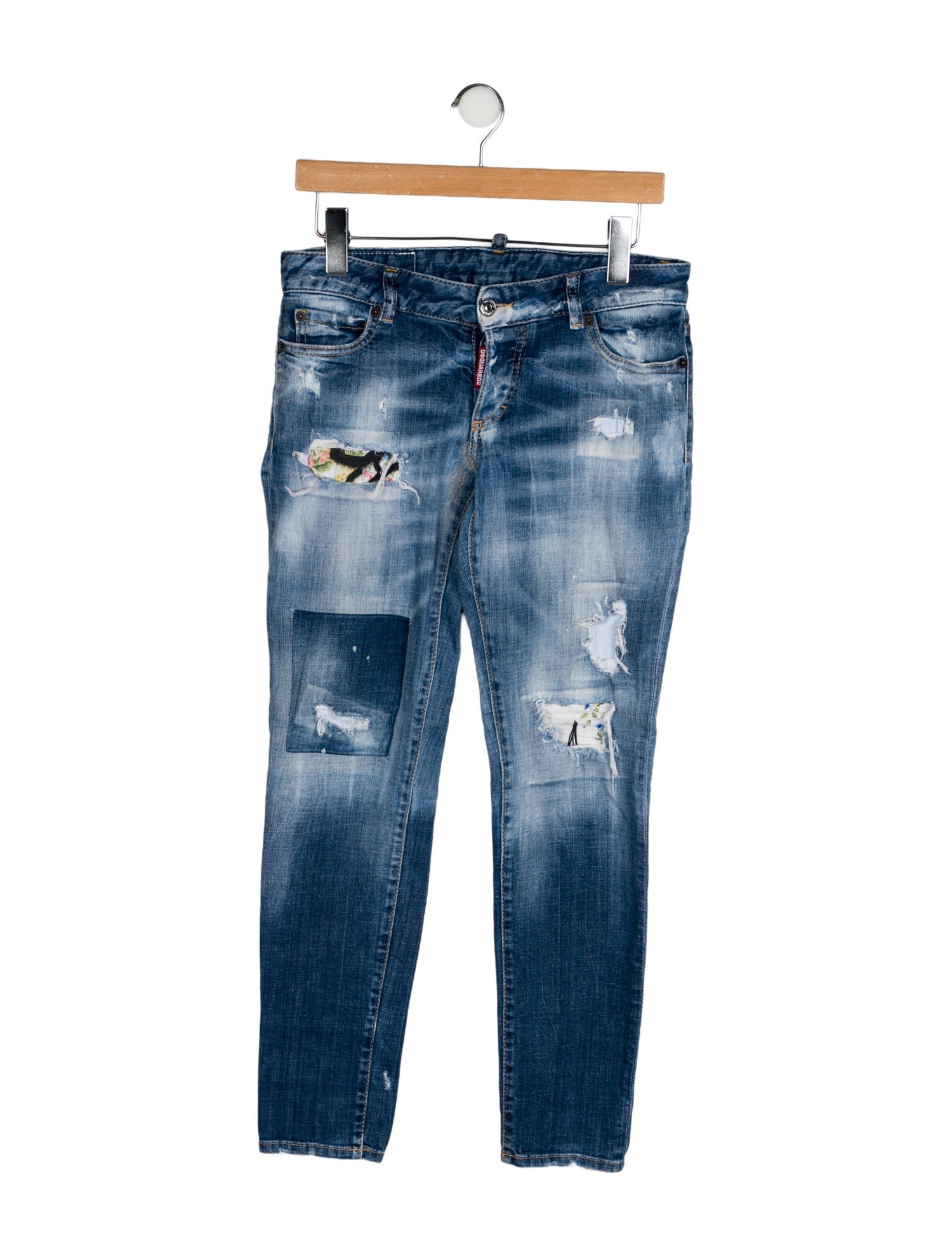 Dsquared² Low-Rise Skinny Leg Jeans