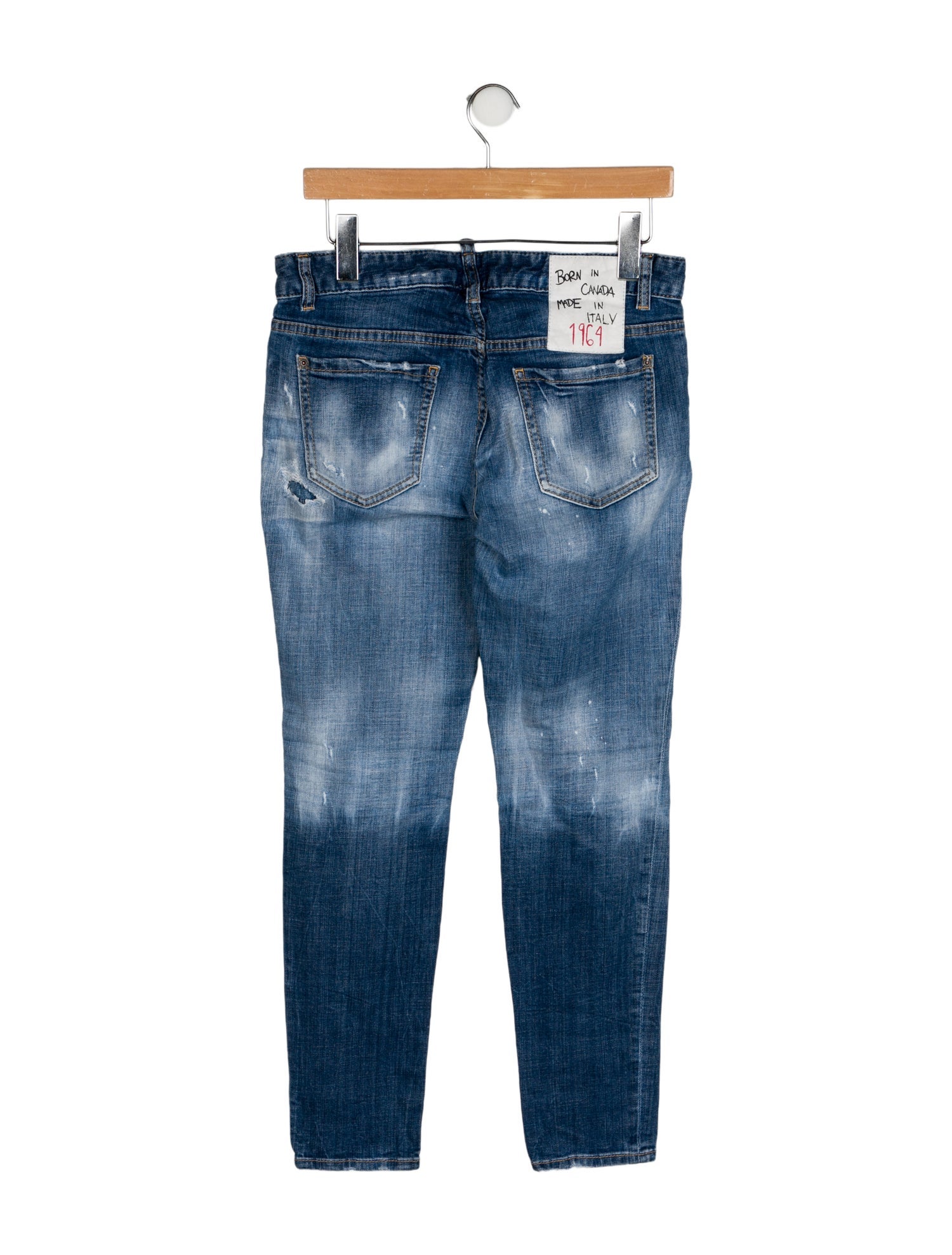 Dsquared² Low-Rise Skinny Leg Jeans