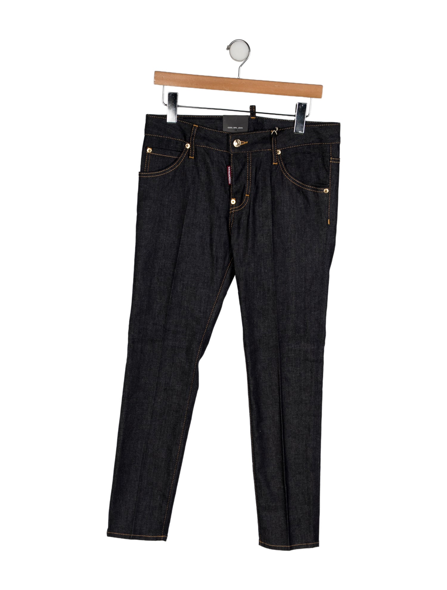 Dsquared² Mid-Rise Straight Leg Jeans w/ Tags