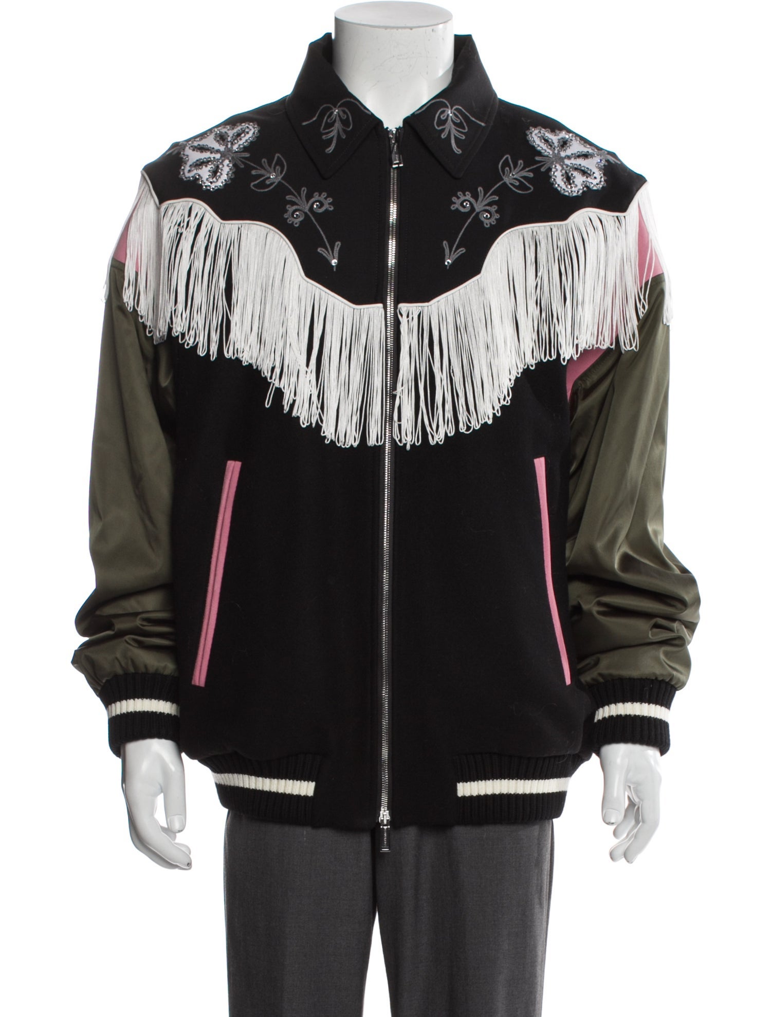 Dsquared² Virgin Wool Striped Jacket w/ Tags