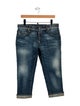 Dsquared² Low-Rise Straight Leg Jeans