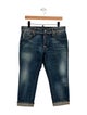 Dsquared² Low-Rise Straight Leg Jeans