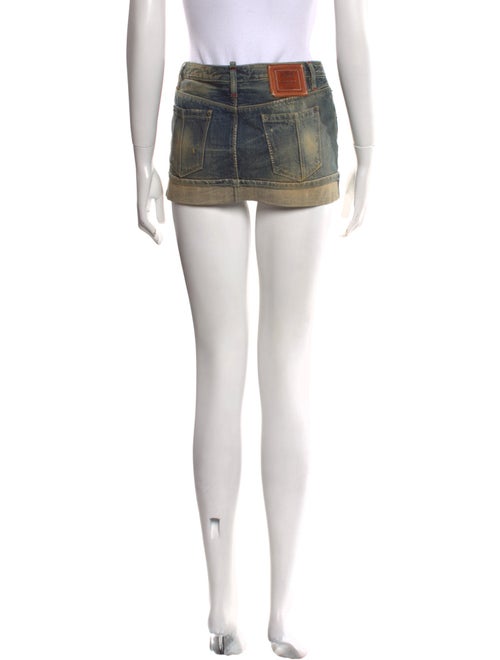 Dsquared² Tie-Dye Print Mini Skirt