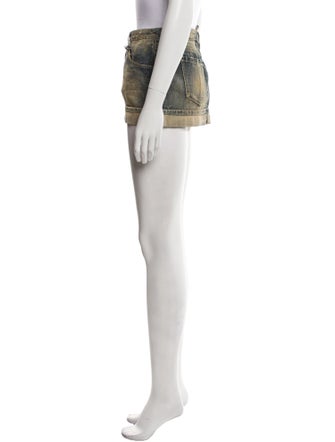 Dsquared² Distressed Accents Mini Skirt