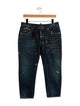 Dsquared² Low-Rise Straight Leg Jeans