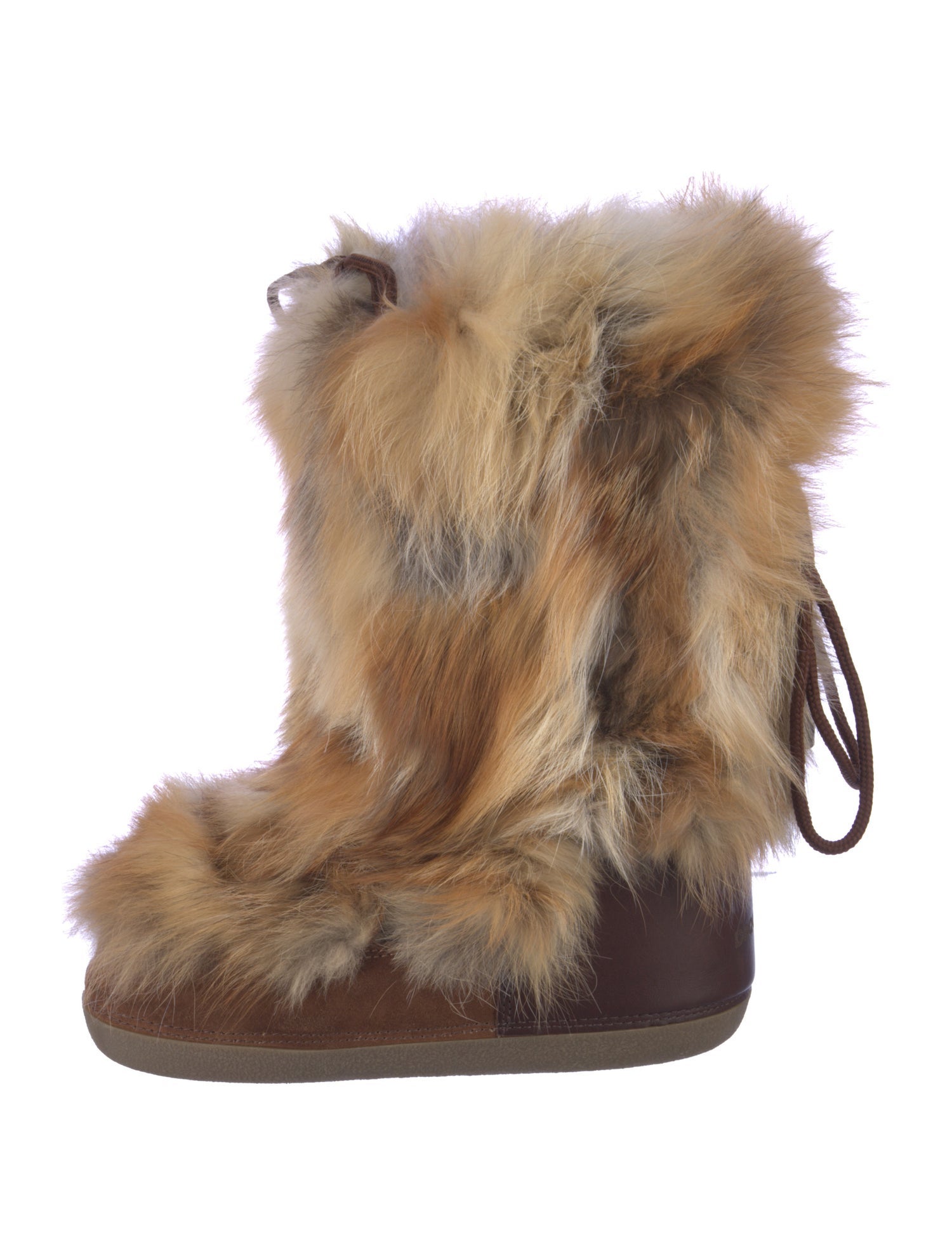 Dsquared² Fur Lace-Up Boots