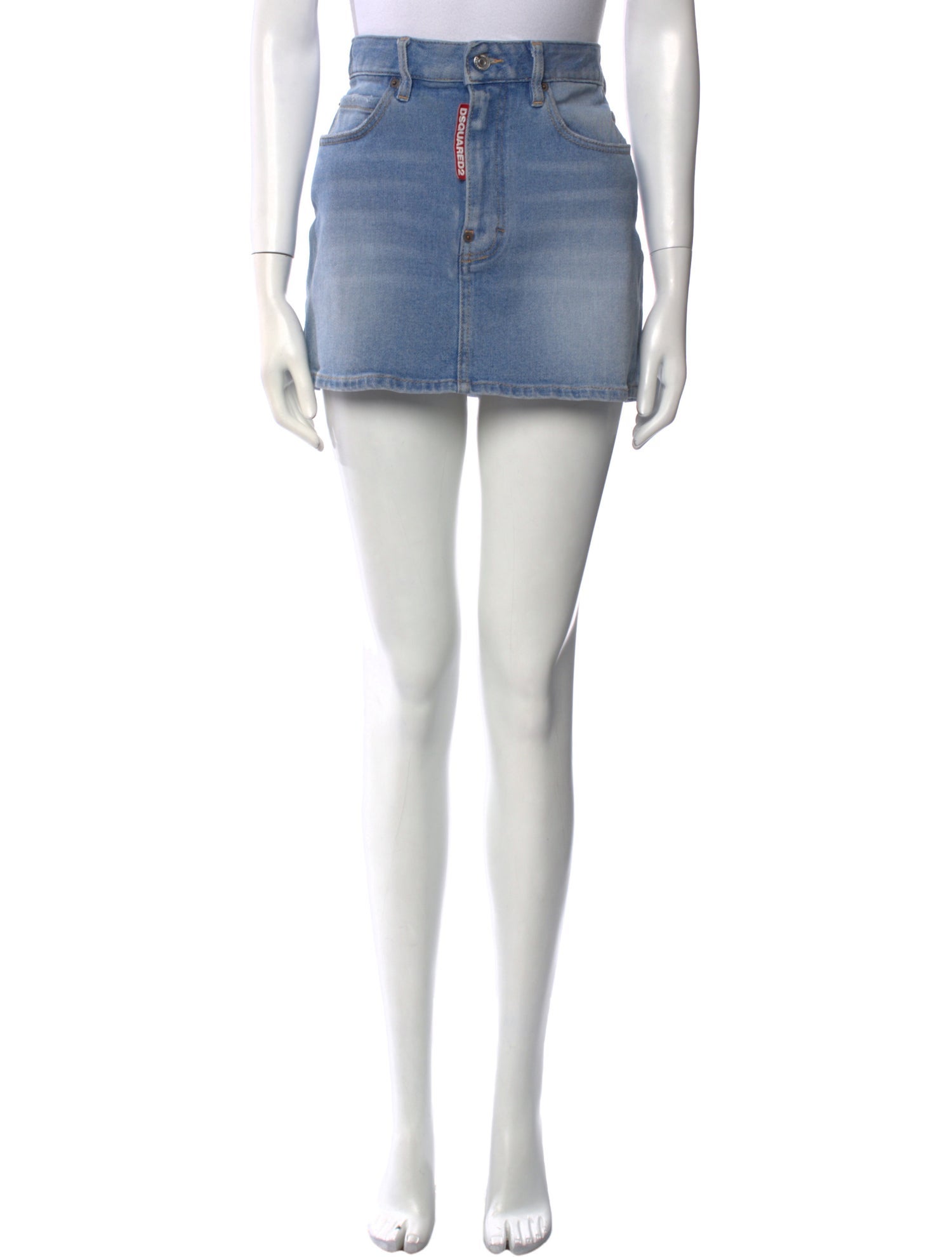 Dsquared² Distressed Accents Mini Skirt
