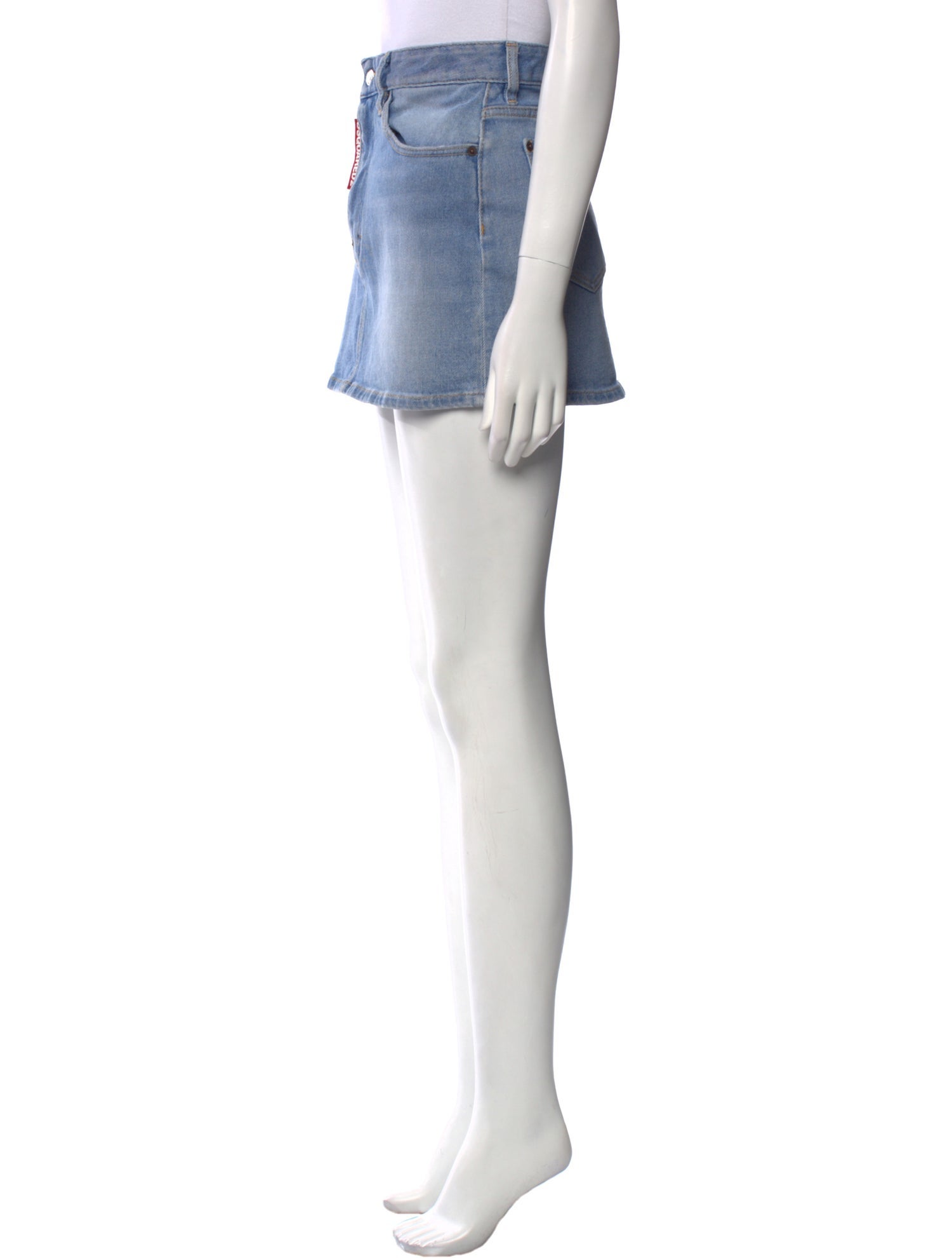 Dsquared² Distressed Accents Mini Skirt