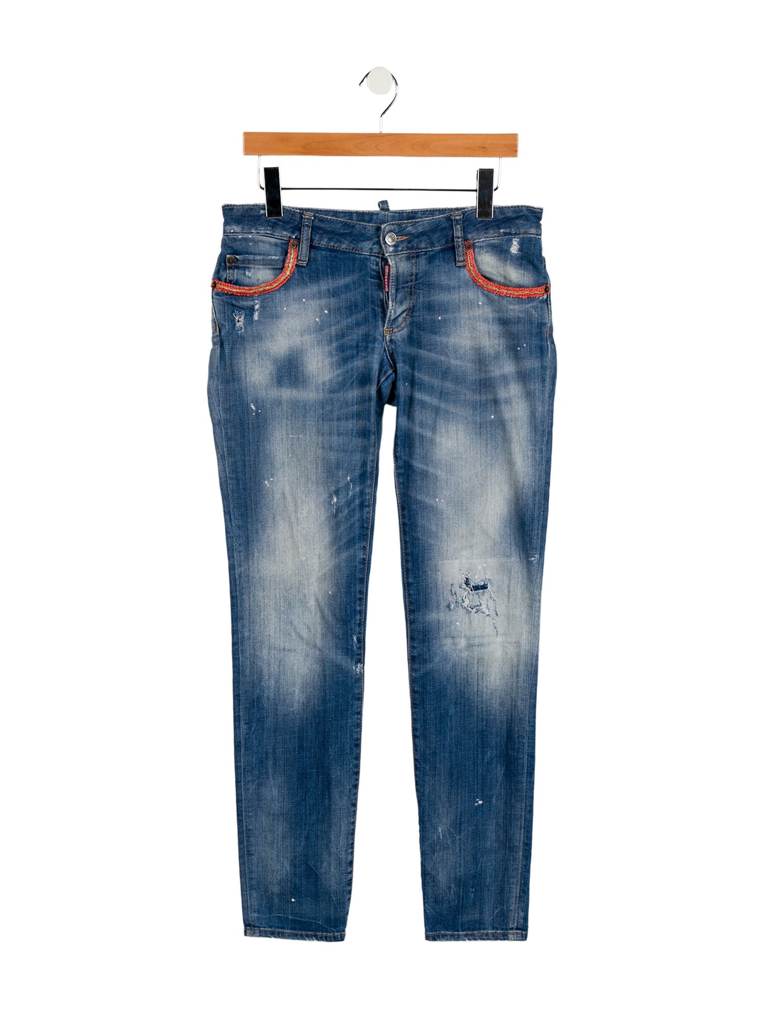 Dsquared² Low-Rise Skinny Leg Jeans