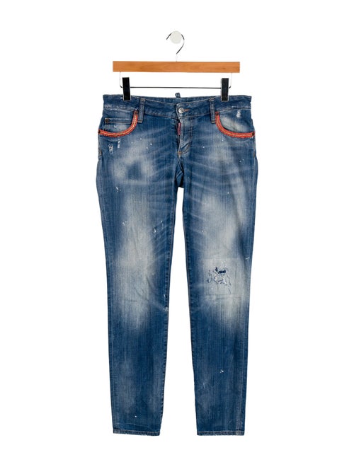 Dsquared² Low-Rise Skinny Leg Jeans
