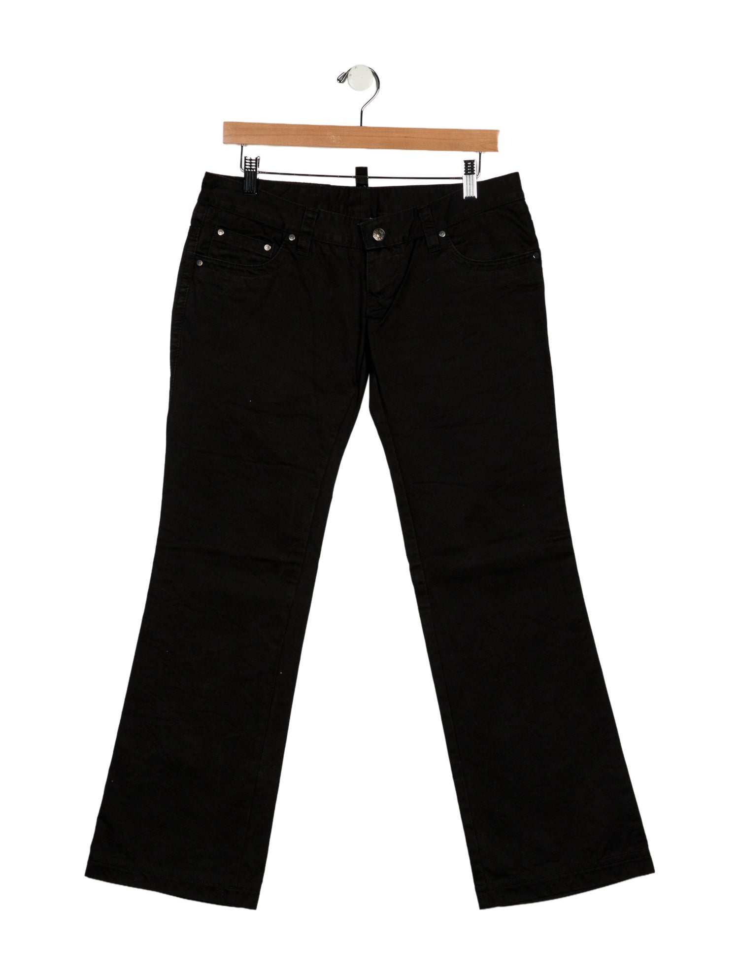 Dsquared² Low-Rise Wide Leg Jeans