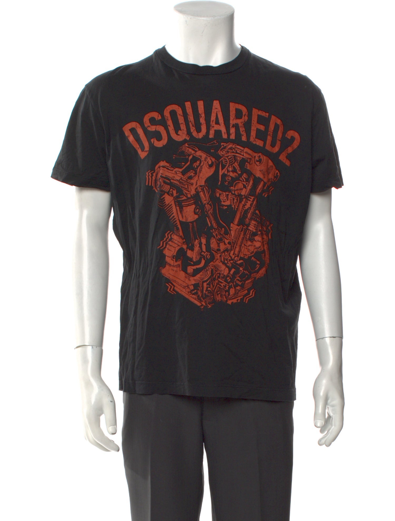 Dsquared² Graphic Print Crew Neck T-Shirt