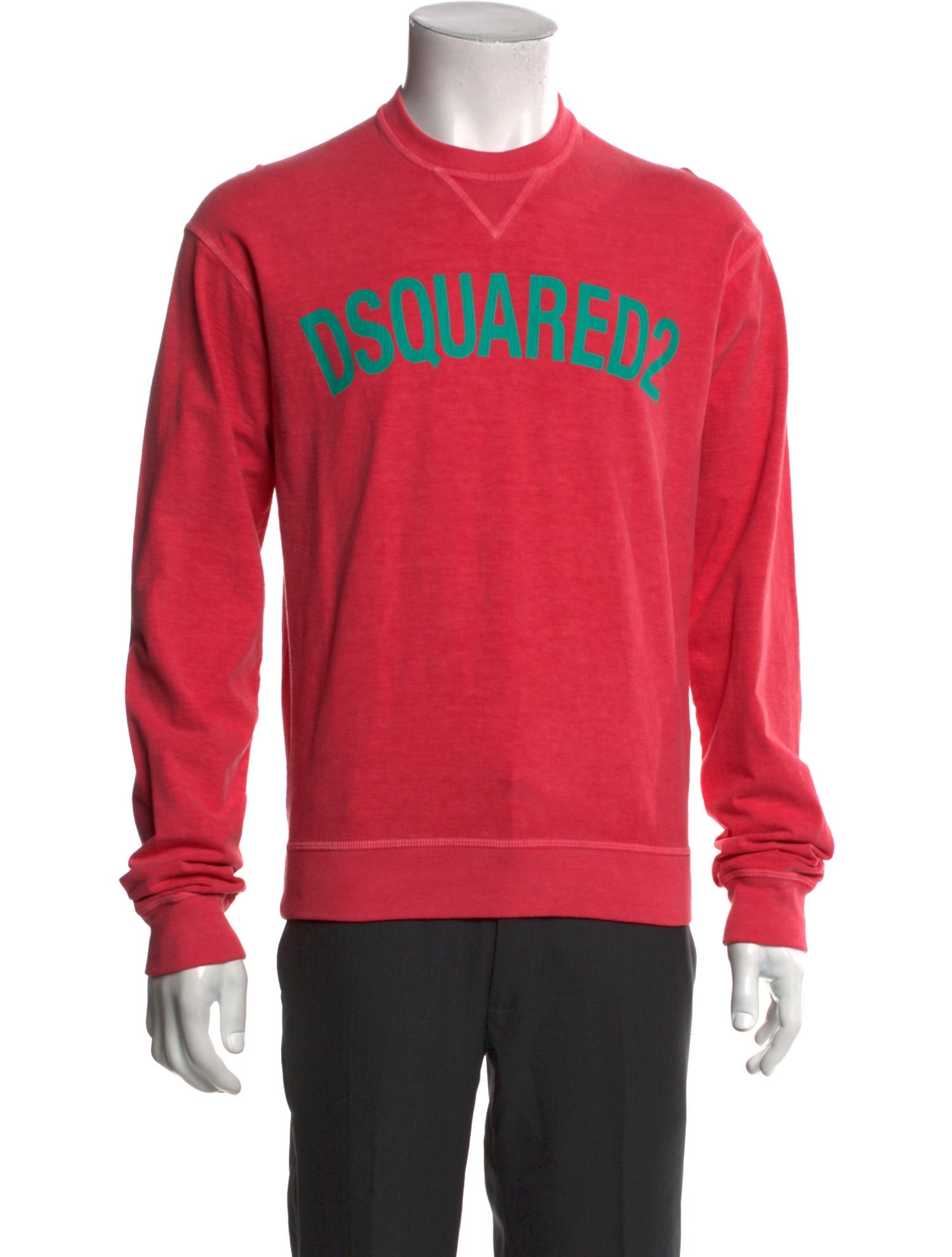 Dsquared² Graphic Print Crew Neck Henley