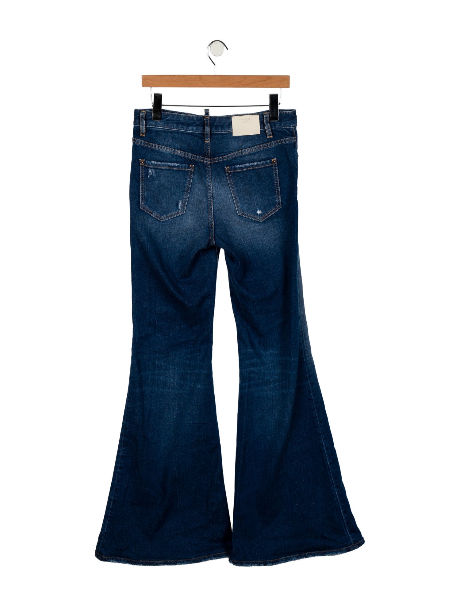 Dsquared² Mid-Rise Wide Leg Jeans