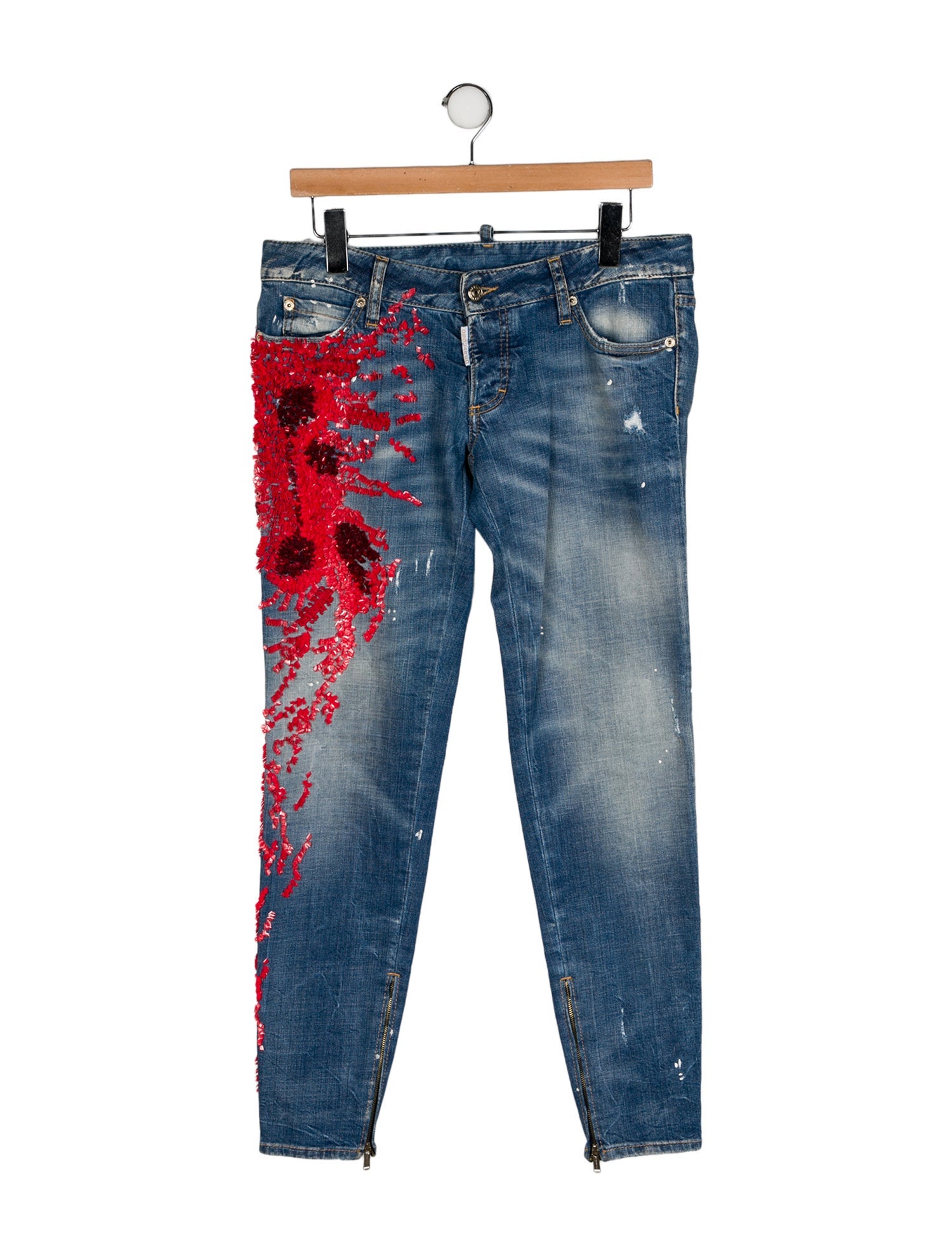 Dsquared² Low-Rise Skinny Leg Jeans
