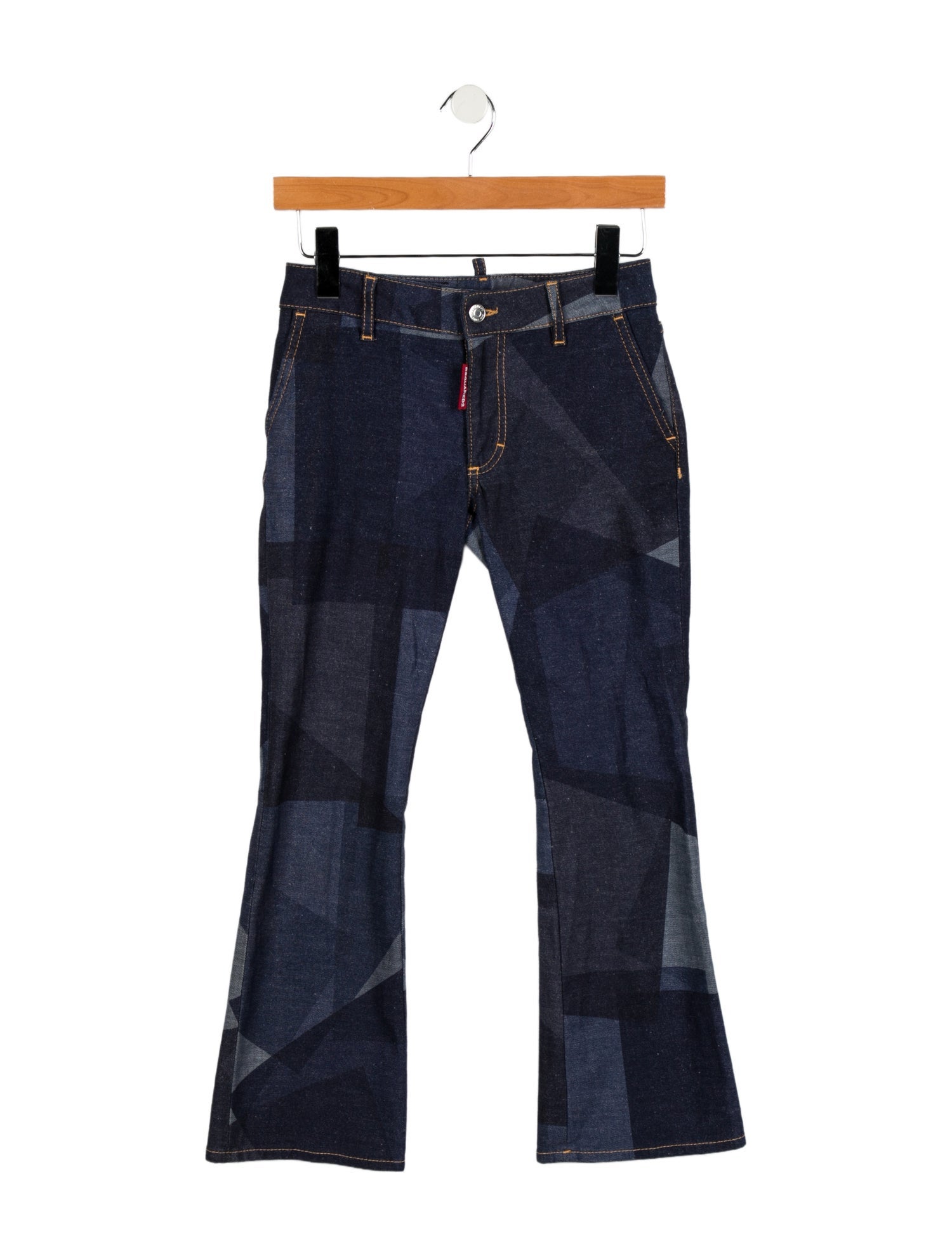 Dsquared² Low-Rise Straight Leg Jeans