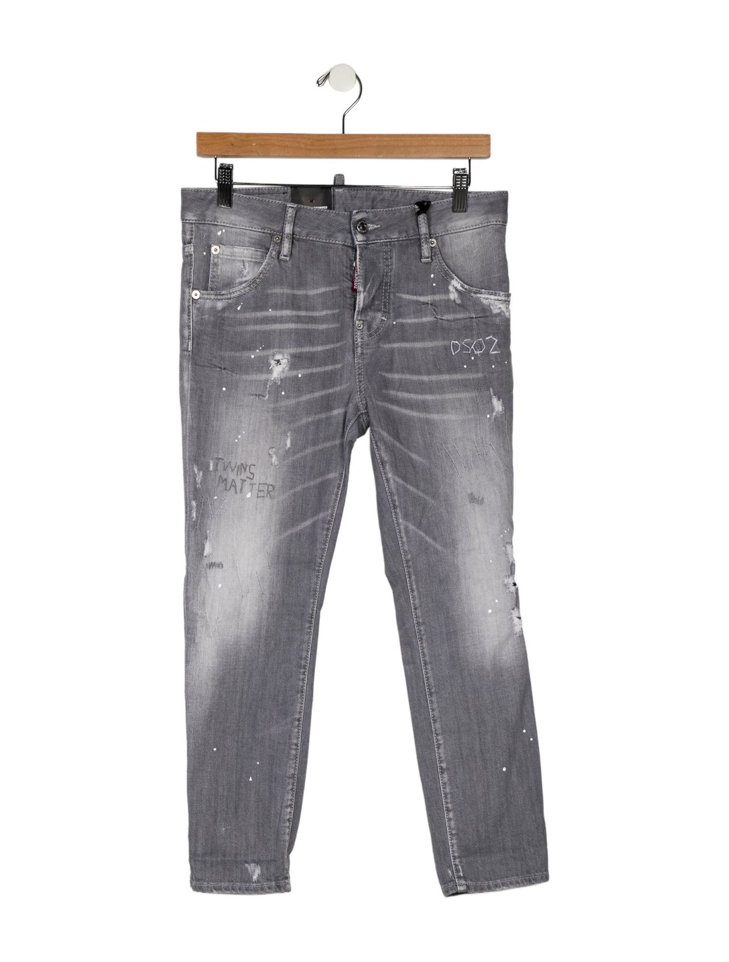 Dsquared² Mid-Rise Straight Leg Jeans w/ Tags