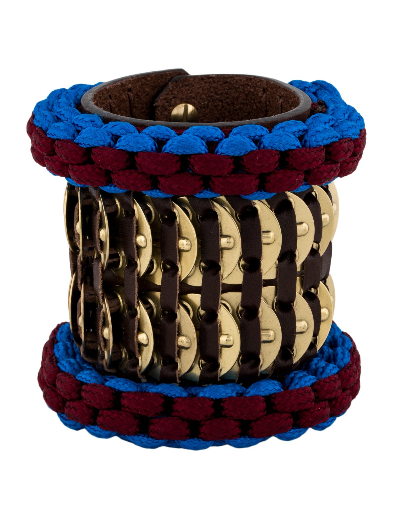 Dsquared² Leather & Cord Wrap Bracelet