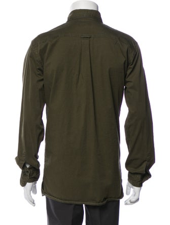 Dsquared² Colorblock Pattern Long Sleeve Shirt