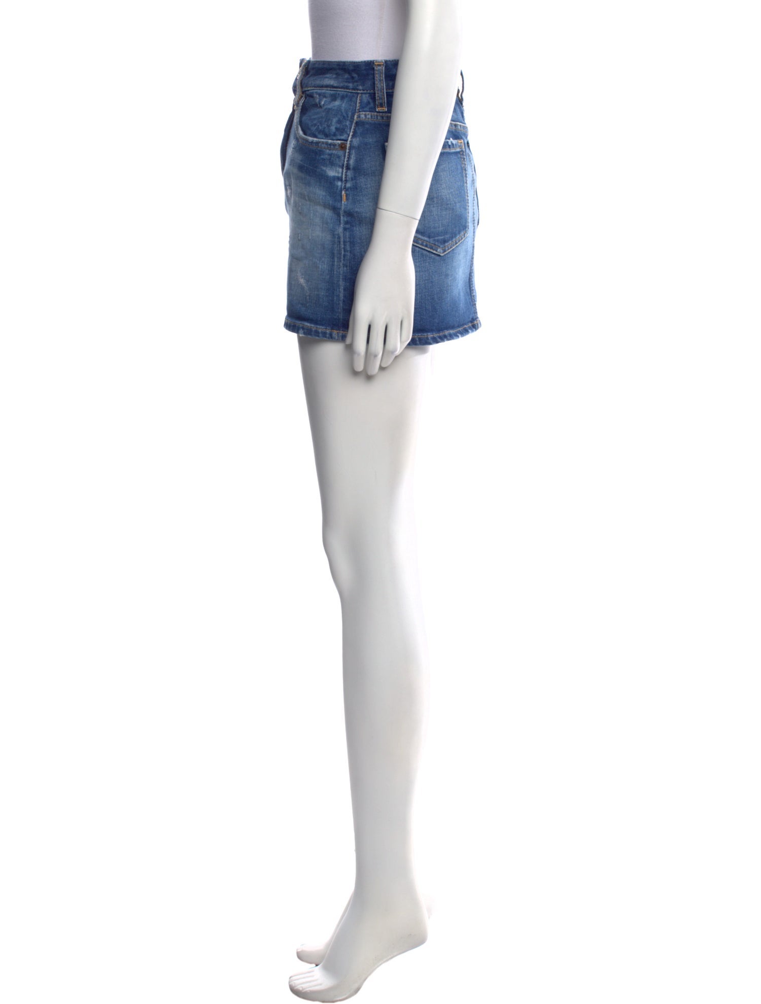 Dsquared² Distressed Accents Mini Skirt