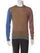 Dsquared² Wool Colorblock Pattern Pullover