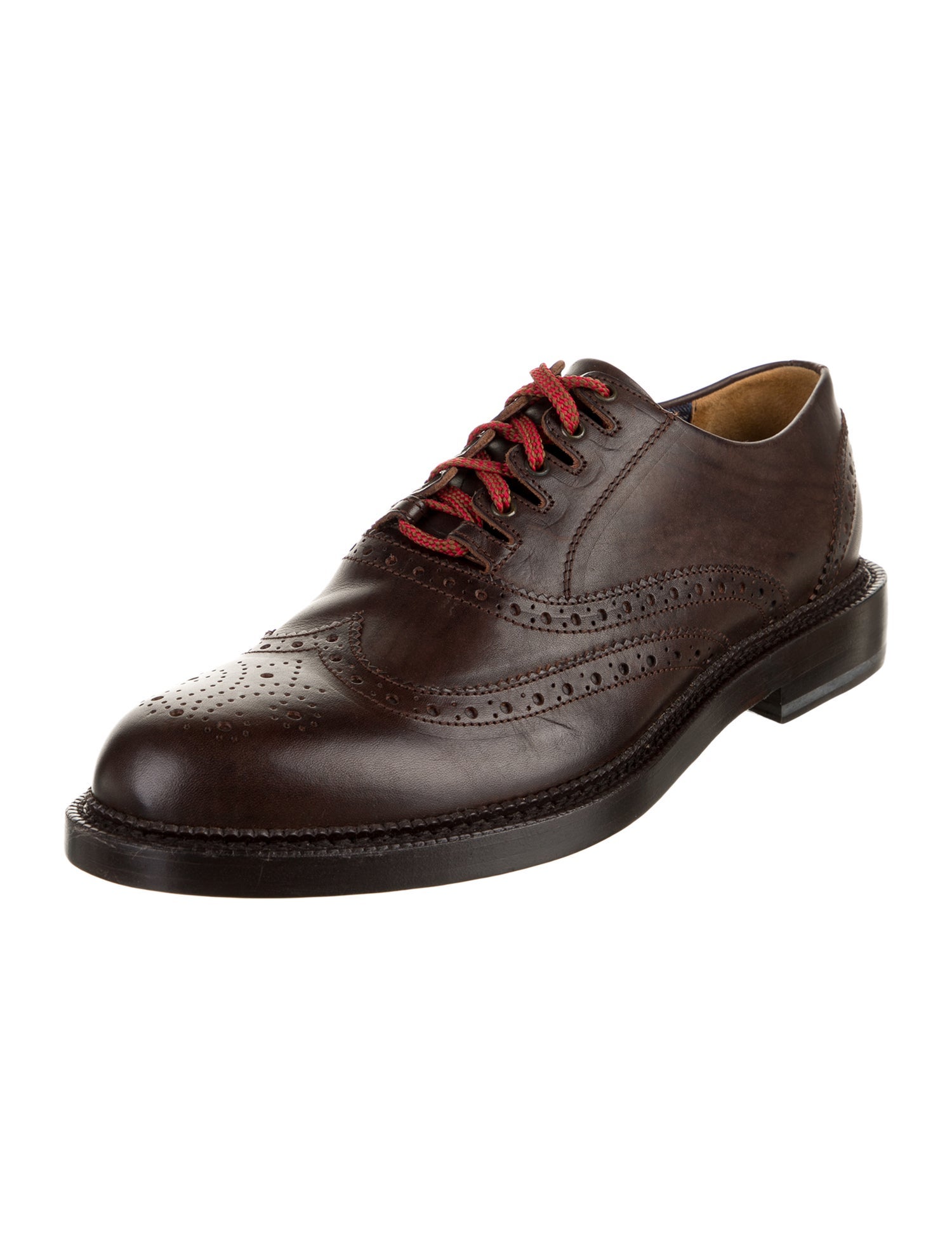Dsquared² Leather Scalloped Accent Brogues