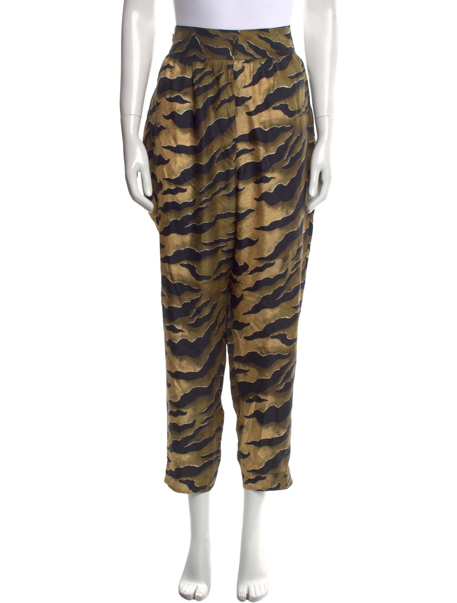 Dsquared² Silk Straight Leg Pants